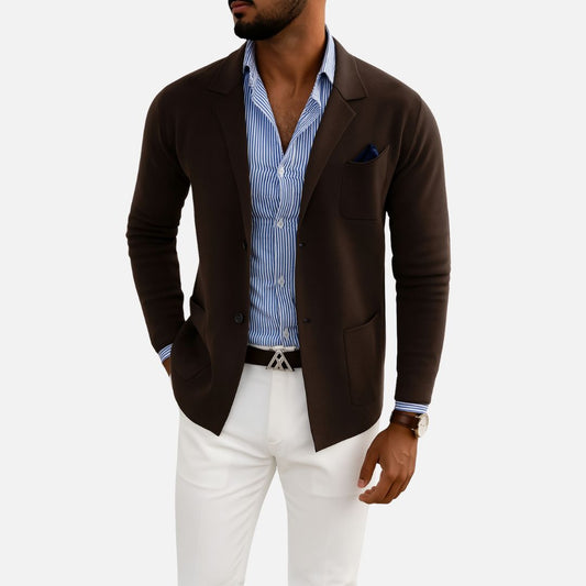Men's Smart Blazer Jacket - Old Money Tailored Blazer