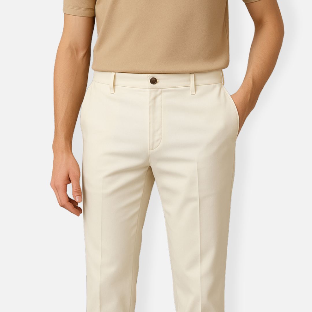 Men's Straight Fit Chino Trousers