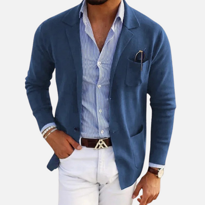 Men's Smart Blazer Jacket - Old Money Tailored Blazer