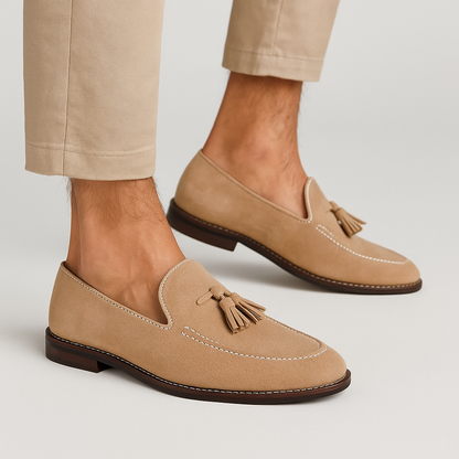 Men’s Suede Loafers – Premium Old Money Style Moccasins
